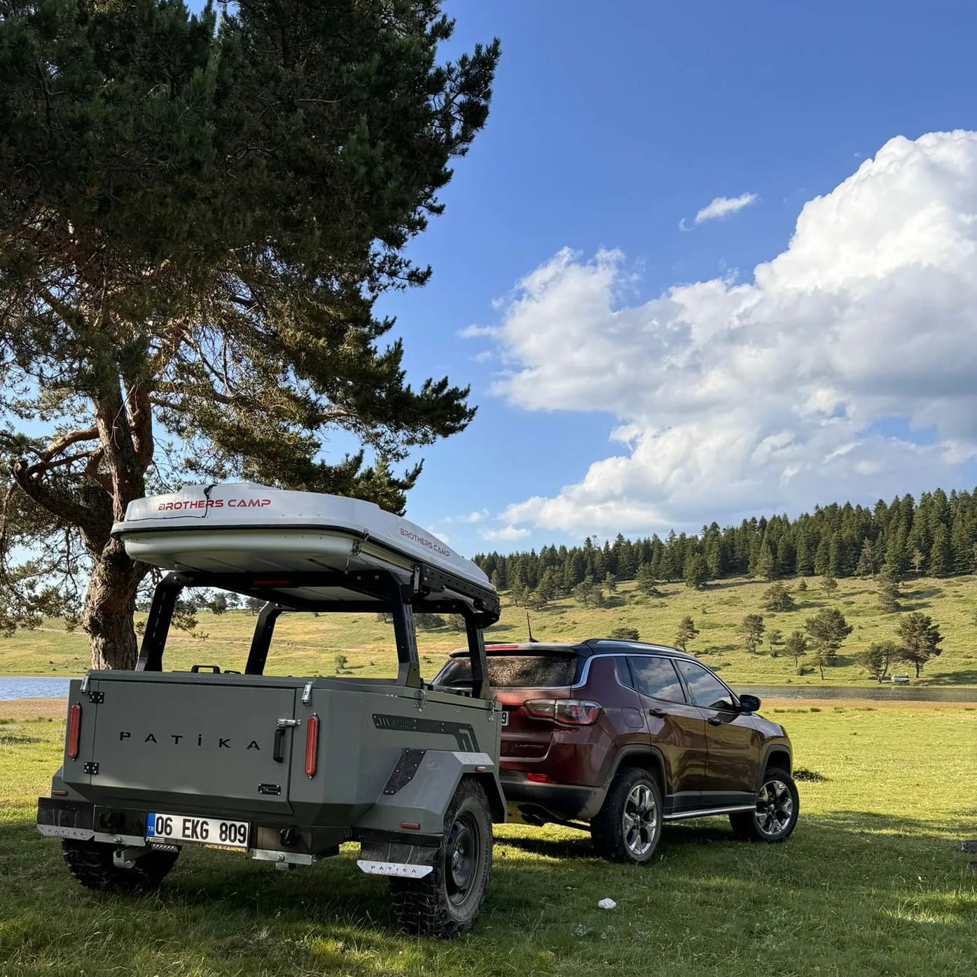 Off-Road Camp-Tent Trailer | Roof Tent | Pop-up - 31