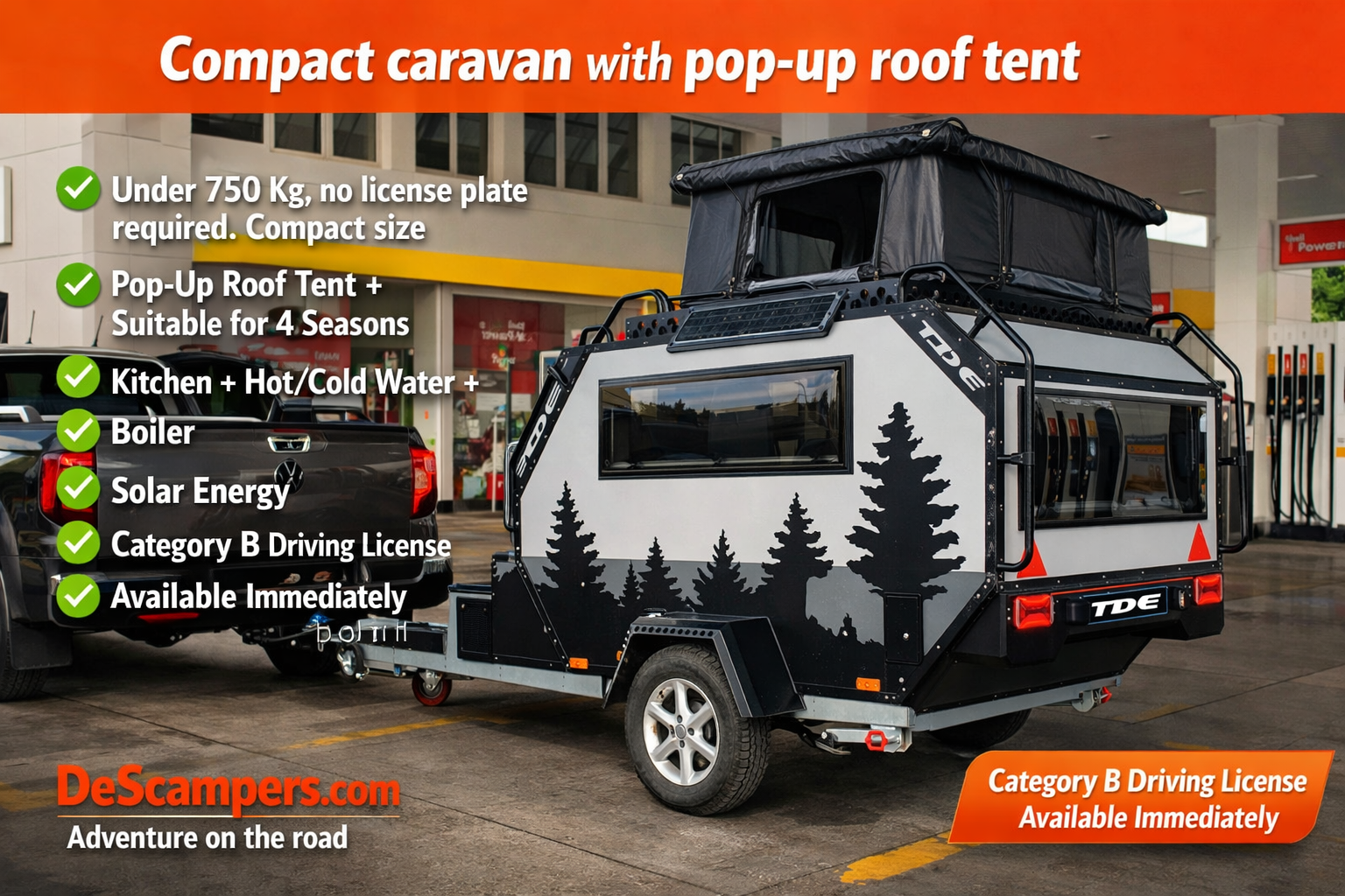 Off-Road Caravan | <750kg | Fully Loaded |  VITA XS 