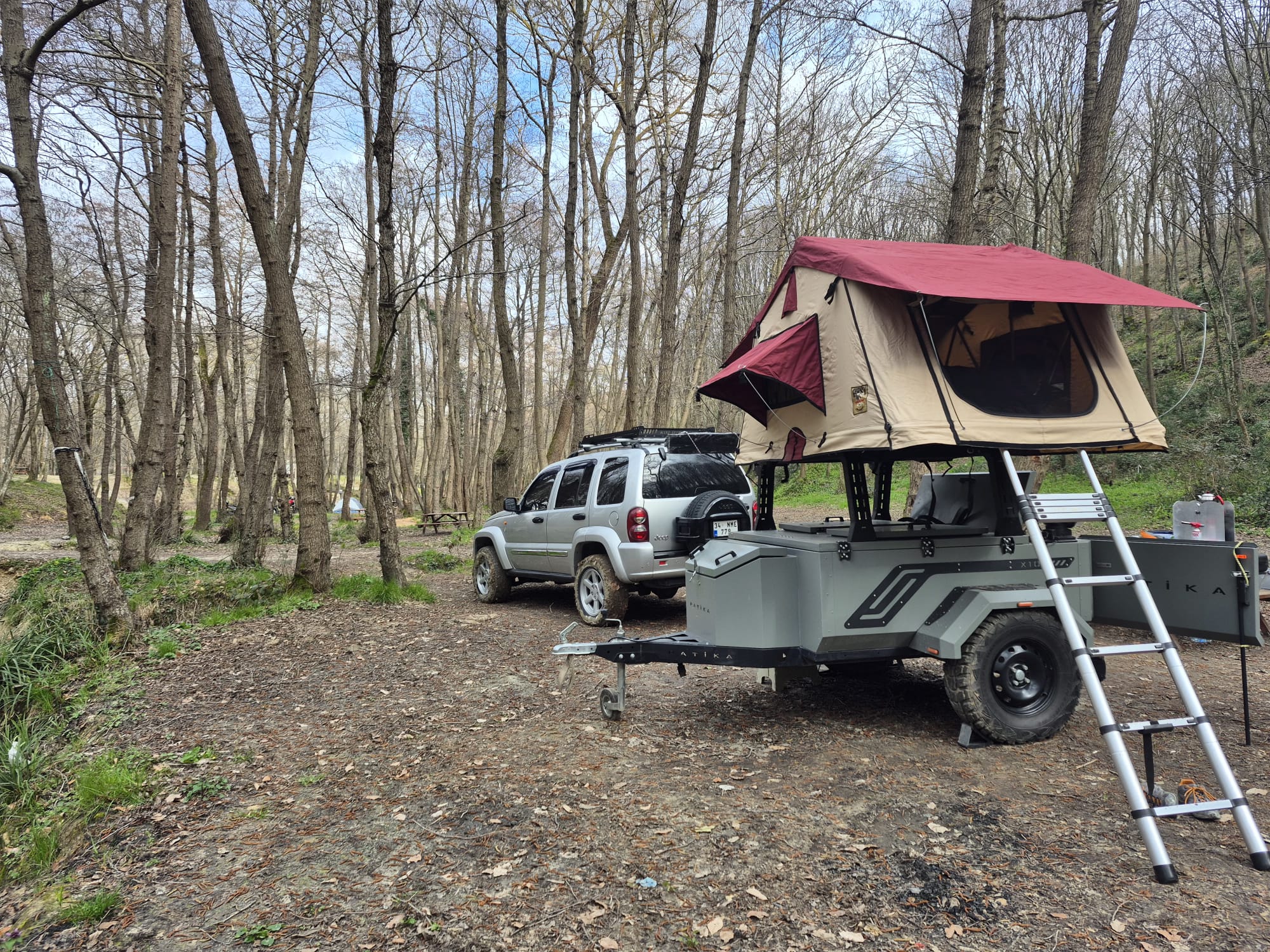Off-Road Camp-Tent Trailer | Roof Tent | Pop-up - 37