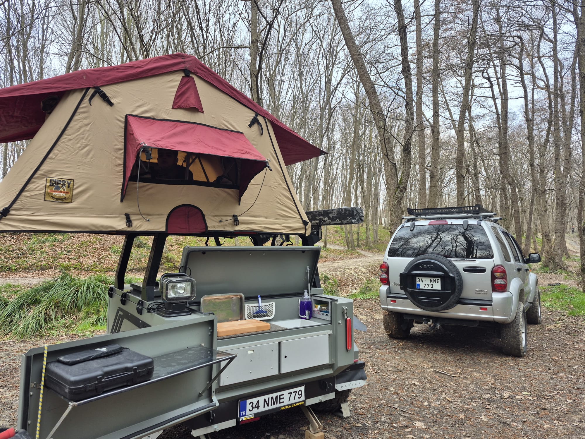 Off-Road Camp-Tent Trailer | Roof Tent | Pop-up - 33