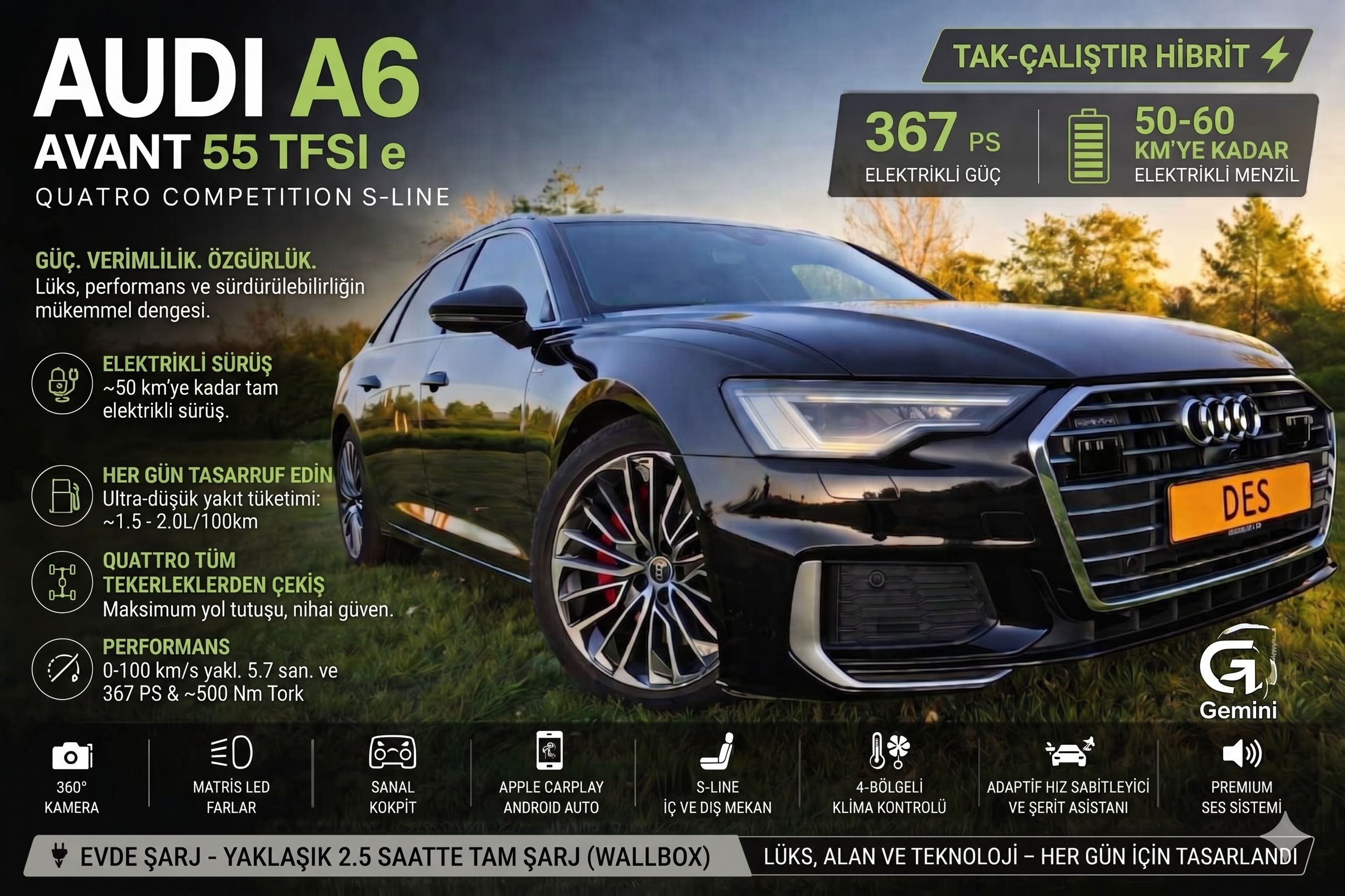 ✅Audi A6 Avant 55 TFSI e Quattro Competition S-Line✅