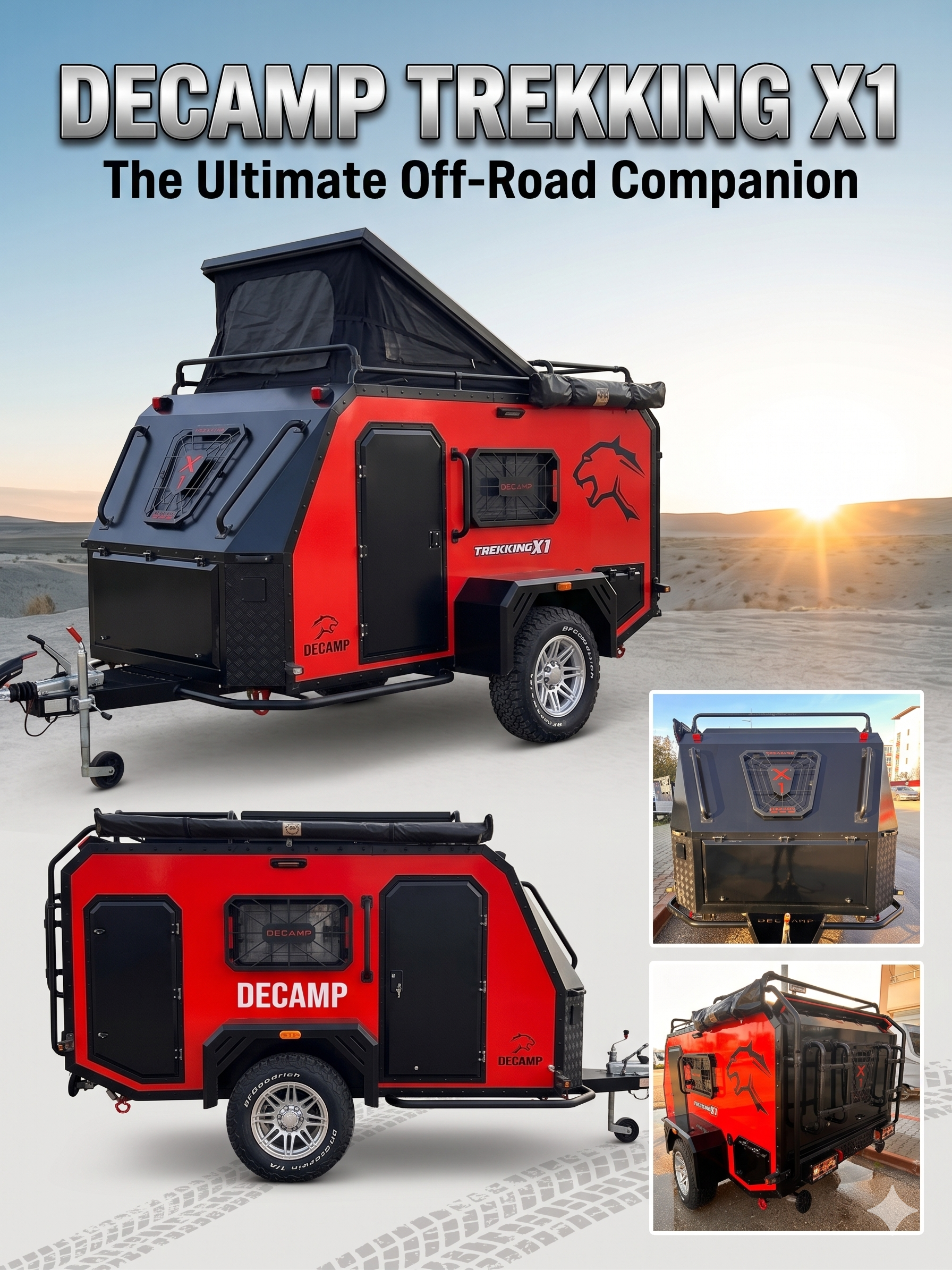 Decamp Trekking X1 | The Ultimate Off-Road Expedition Trailer